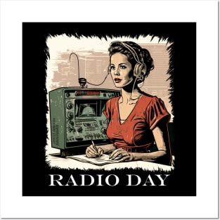 happy radio day Posters and Art